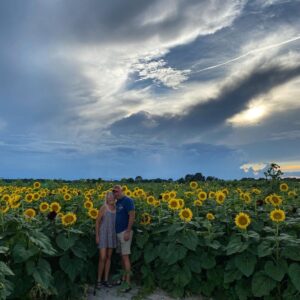Sunset in the Sunflowers @ Emily's Produce