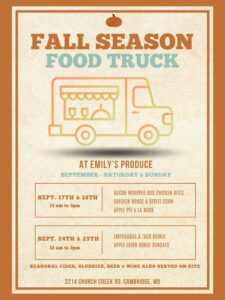 Fall Season Food Truck Day
